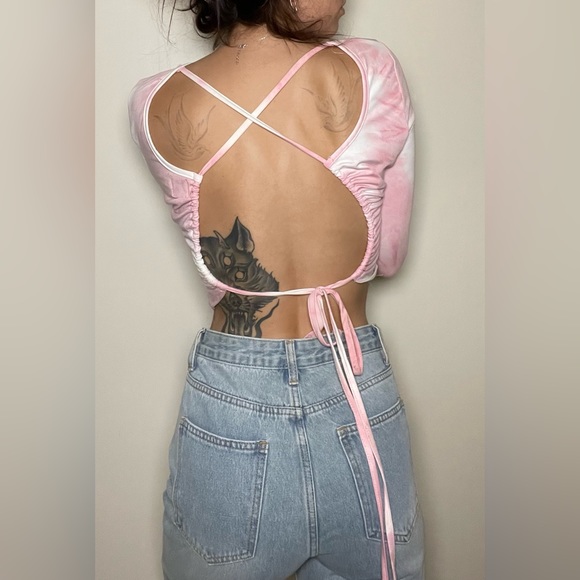 Princess polly Jaden pink top size 4 - Picture 2 of 2